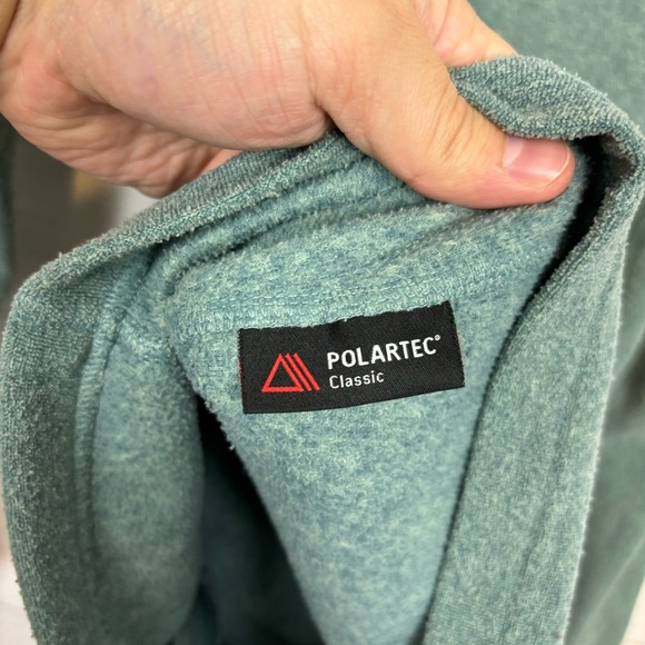 The North Face Green Polartec Fleece Zip Up Jacket Size Small - Picture 7 of 7